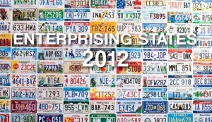 Enterprising States license plates